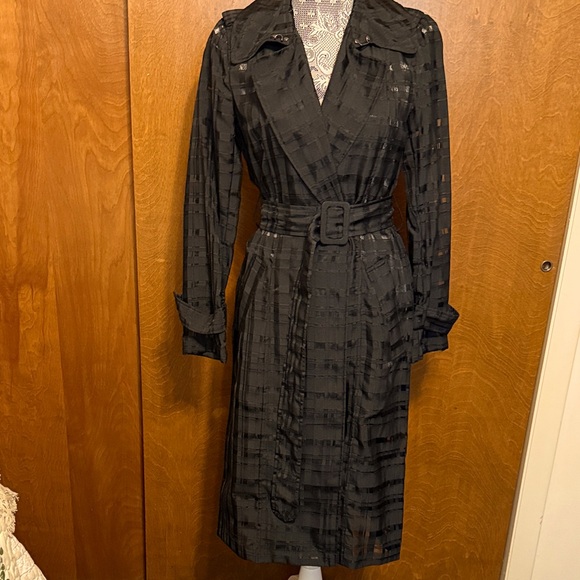 White House Black Market Textured Black Coat - Org.$190 - Picture 1 of 10